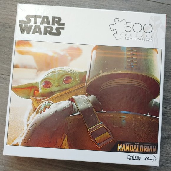 NEW Star Wars The Mandalorian The Child Baby Yoda 500 Piece Buffalo Games Puzzle - Picture 2 of 6